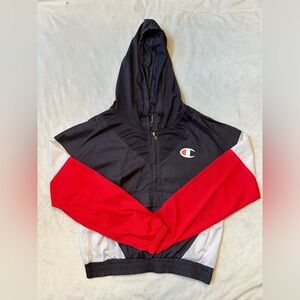 Champion Women’s mesh hooded windbreaker